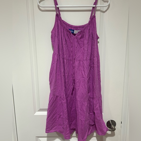 Old Navy Pink and Purple Spaghetti Strap Sundress - Picture 1 of 3